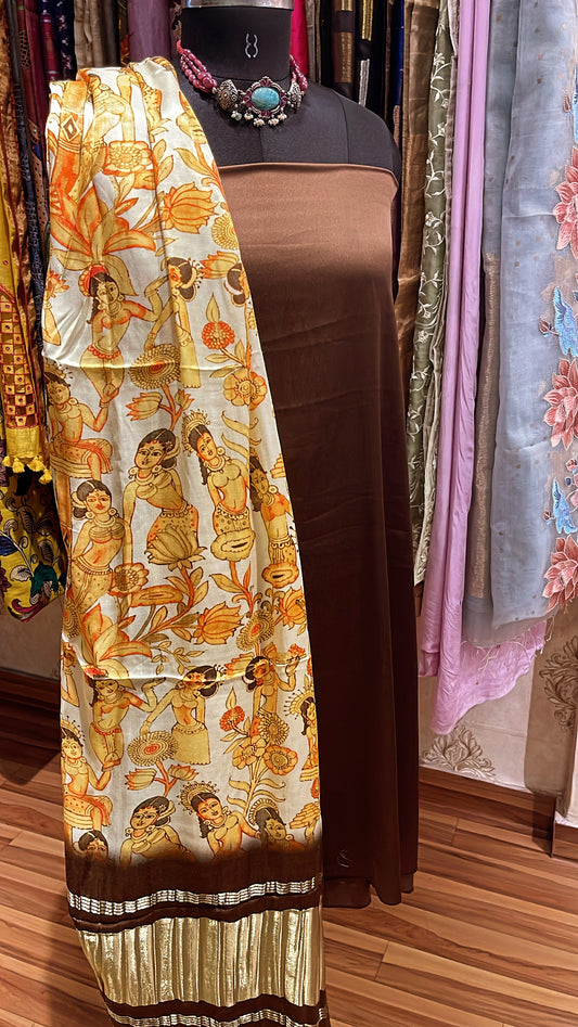 Ajarakh kalamkari dupatta