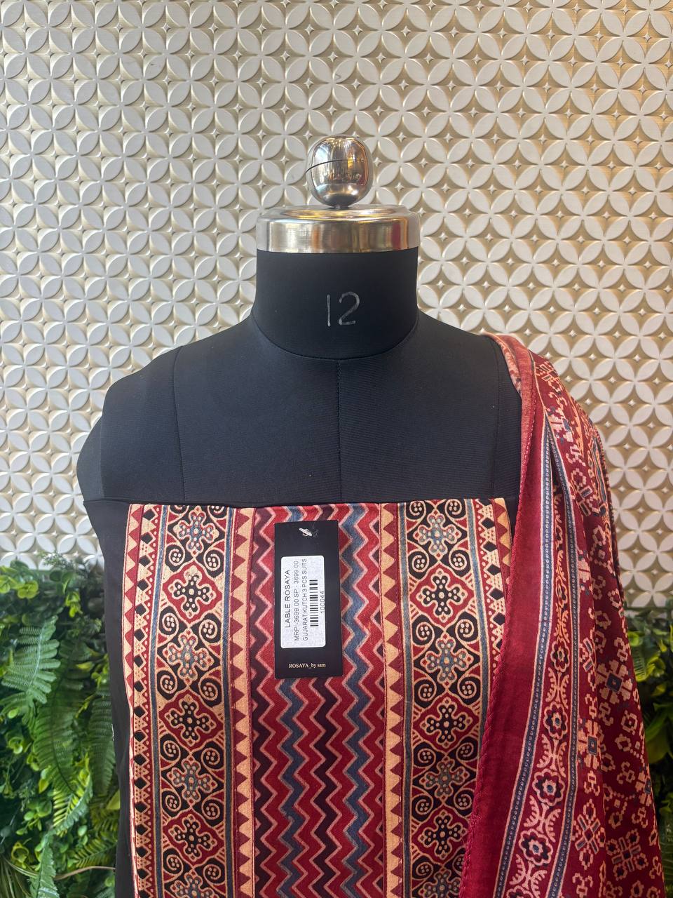 Handcrafted Gujarat Kutch 3-Piece Suit Set – Tribal Art Edition