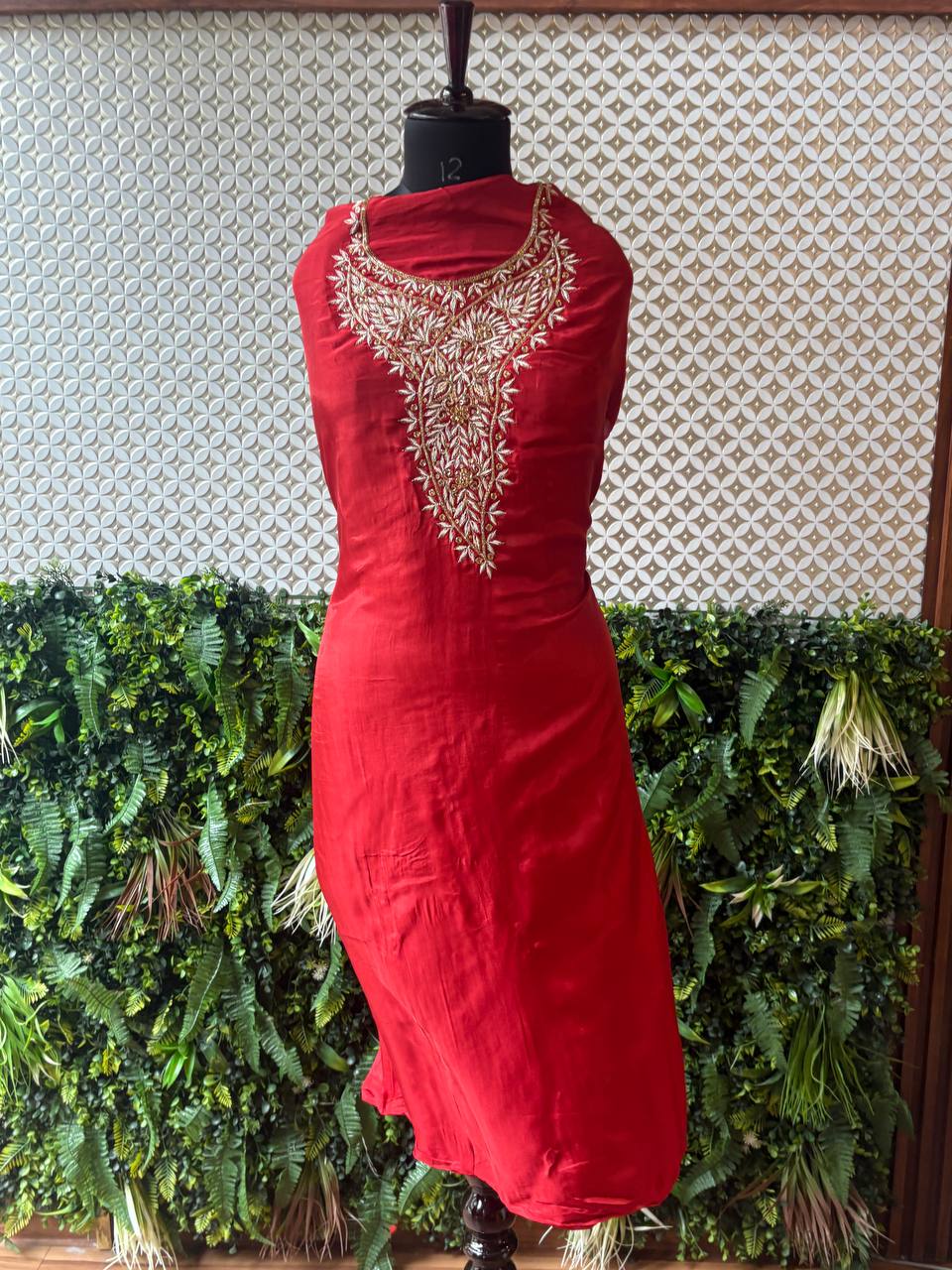 ❤ Laalima – Zardozi Crepe Silk Kurti