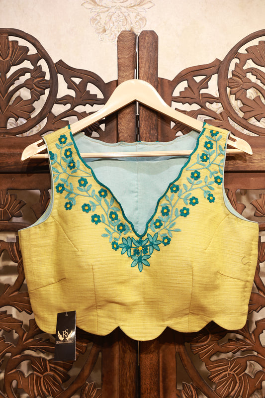 Meher Floral Scallop Blouse