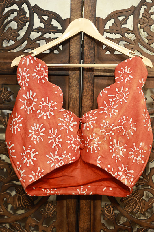 SuryaRang Block Print Blouse