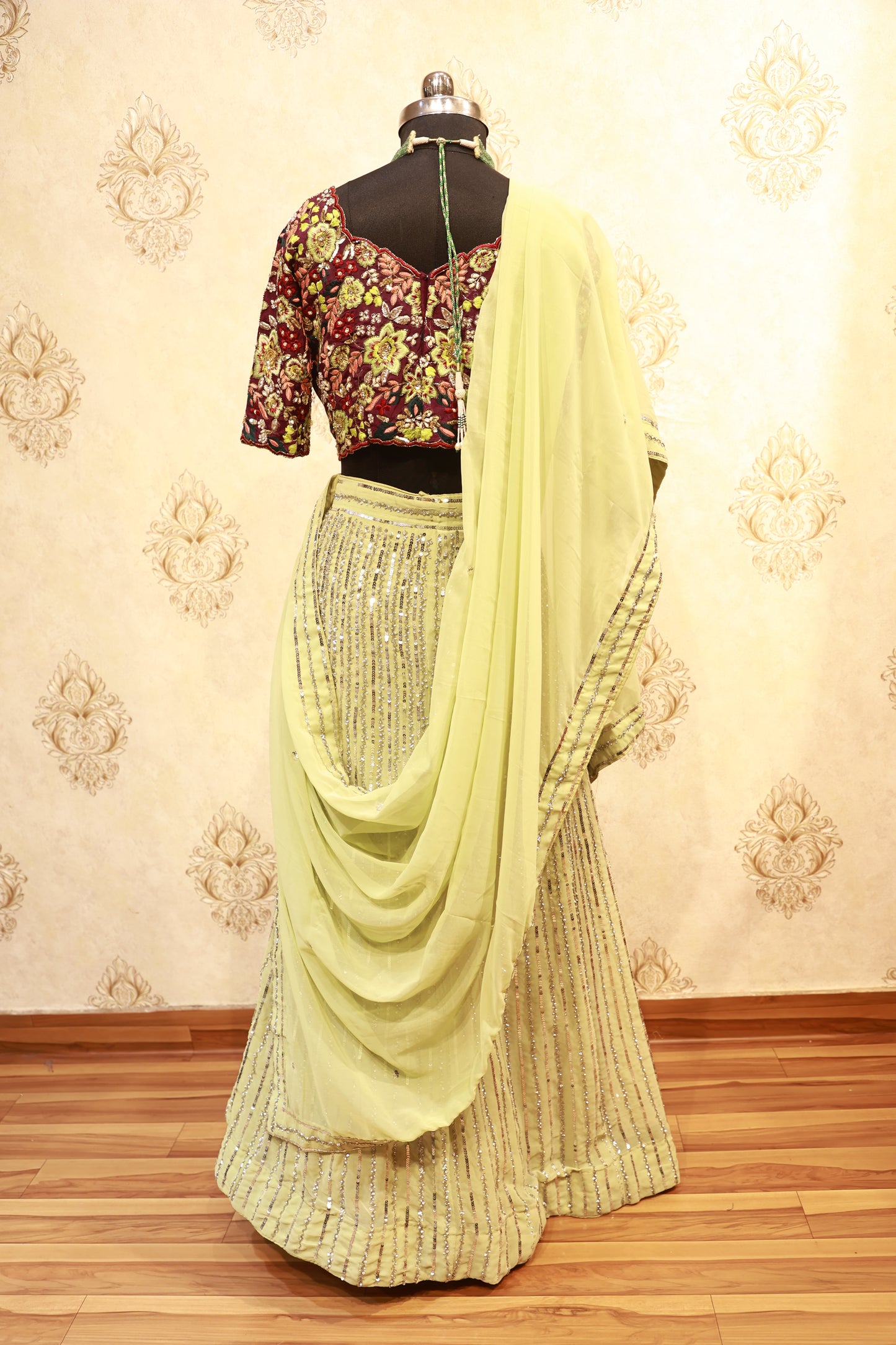 Embroidered Party Lehenga Set