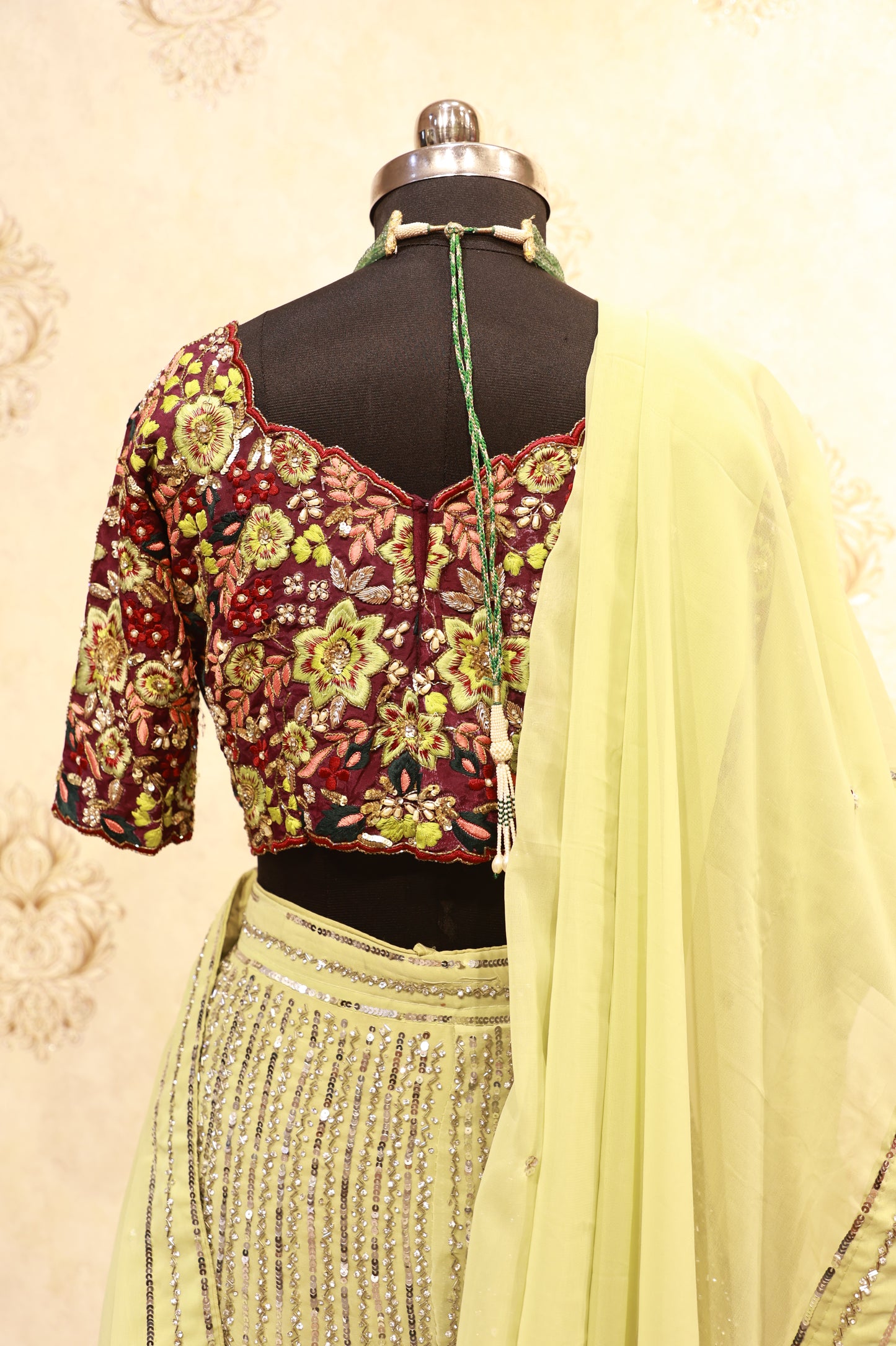 Embroidered Party Lehenga Set
