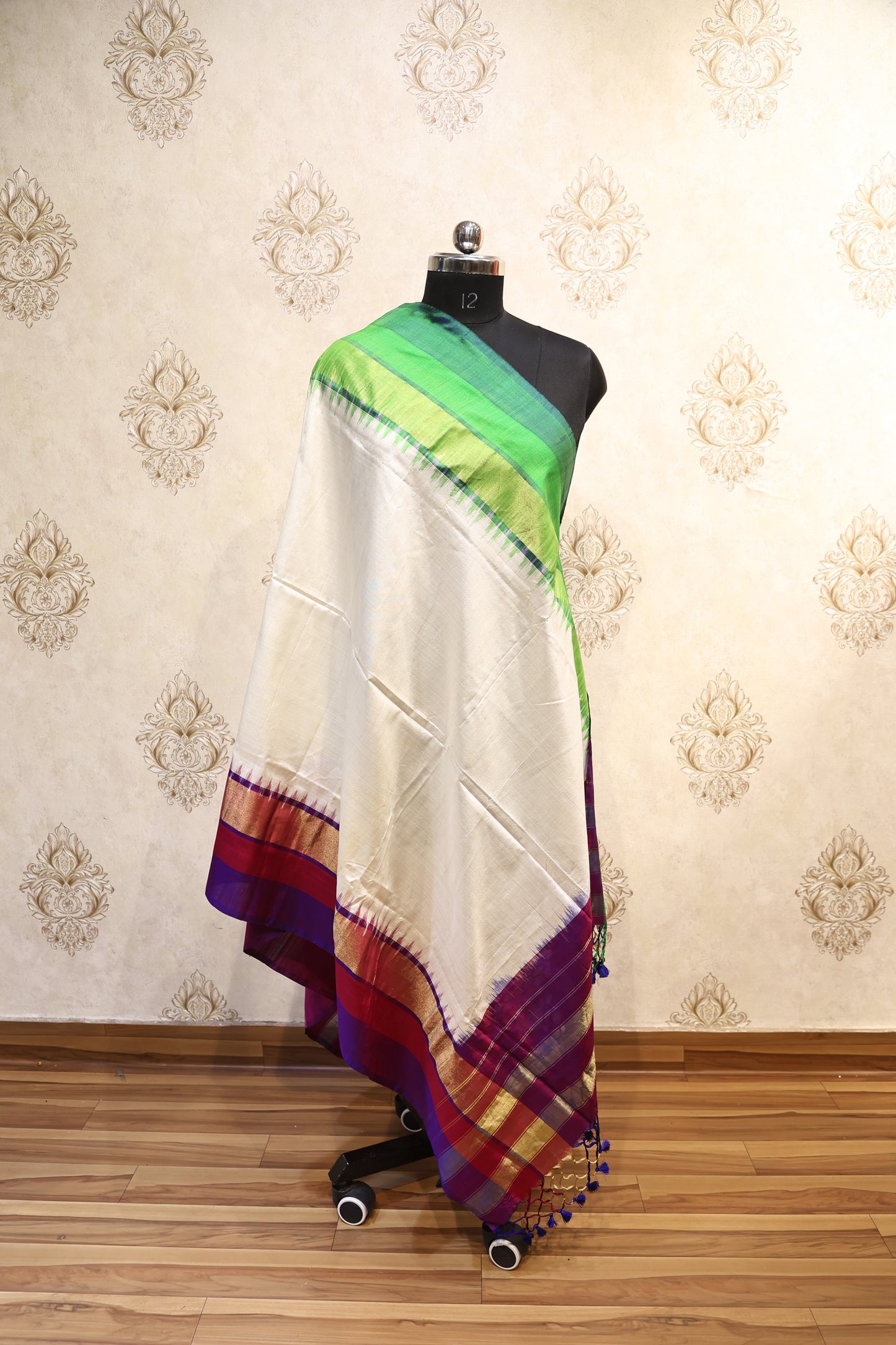 Vrinda Dual-Tone South Silk Dupatta