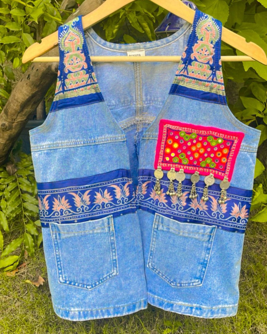Mirror Mela Denim Vest