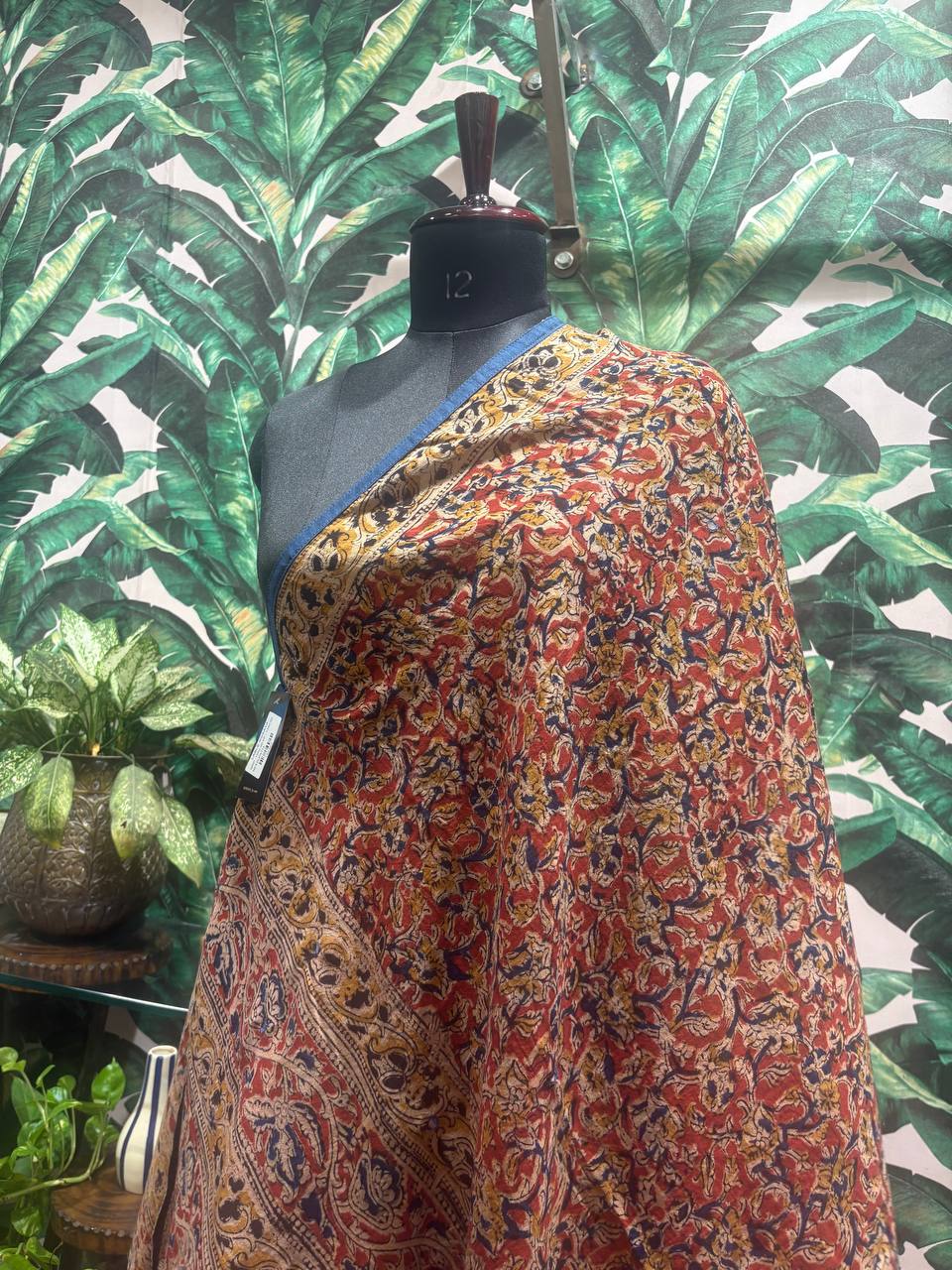 Rustic Kalamkari Cotton Dupatta