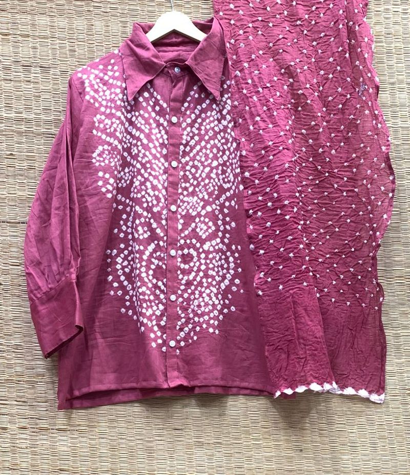 Gulnaar Bandhej – Handcrafted Bandhani Co-Ord Set