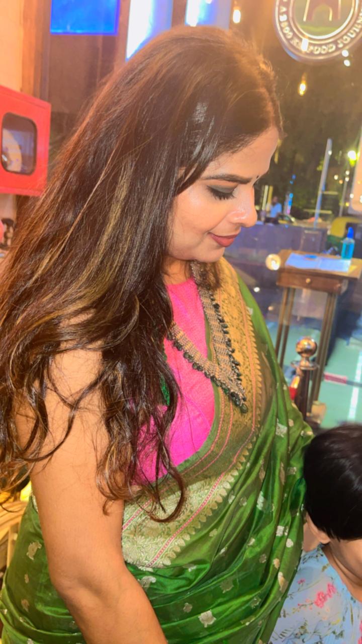 cotton silk banarasi saree