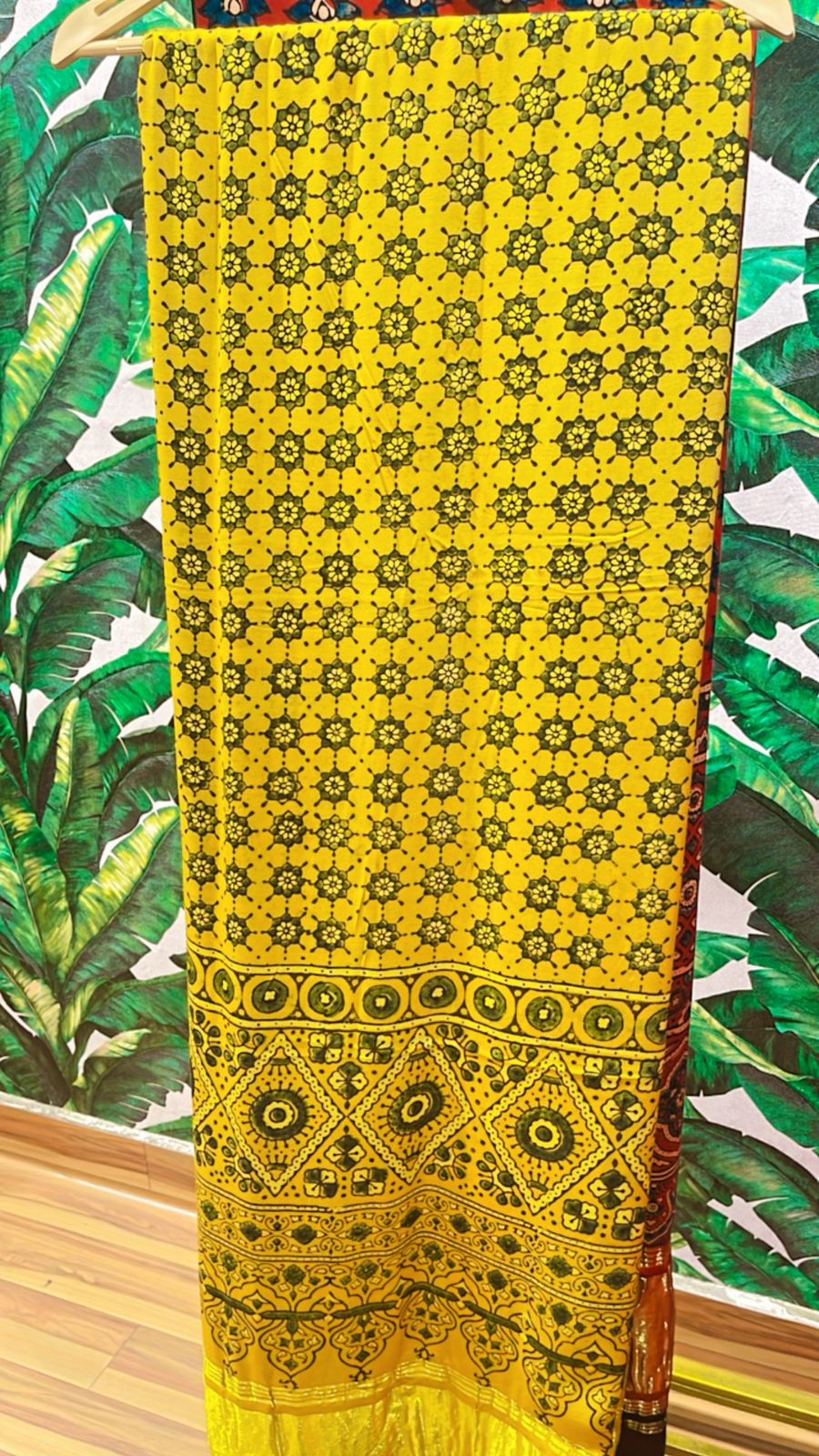 ajarak dupatta modal silk