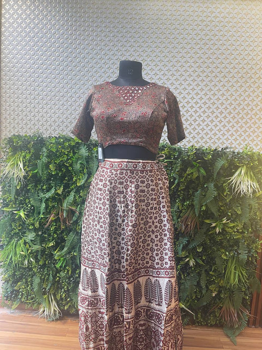 Tehzeeb Ajrakh Mirror Co-Ord Set