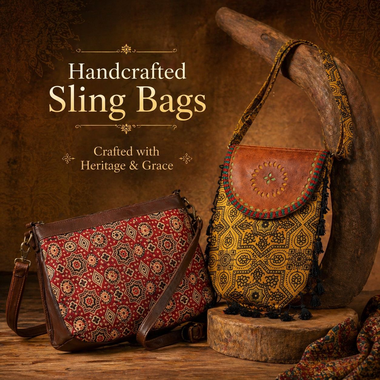 Handcrafted Bags, Sling Bags & Wallets | New Festive Collection | Rosaya