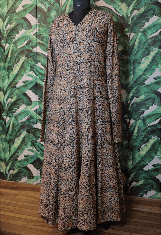 Kalamkari one piece dress