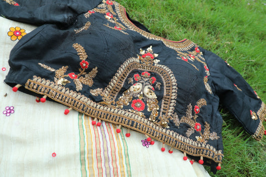 PURE SILK JARDOJI BLOUSE
