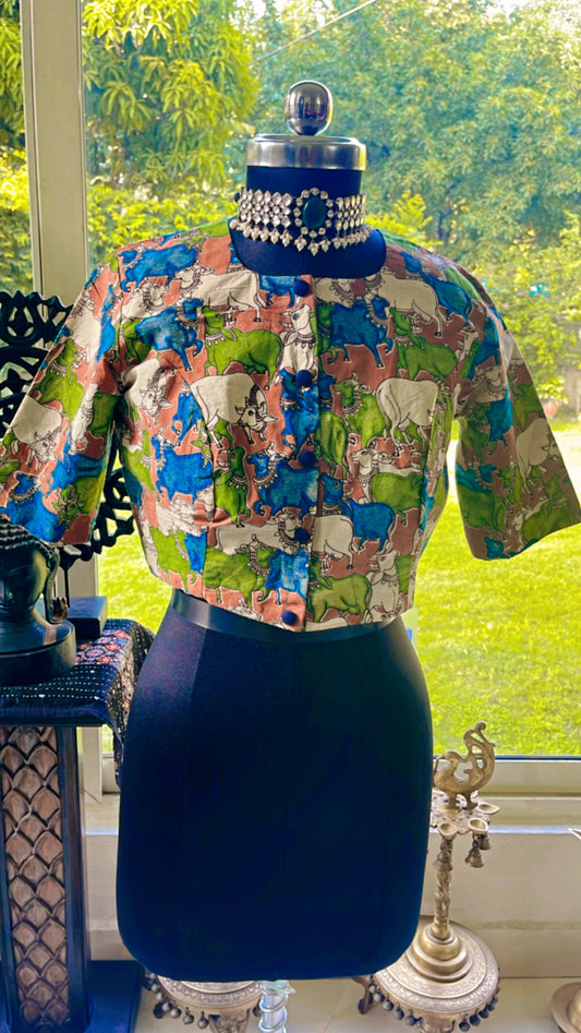COTTON READY MADE BLOUSE