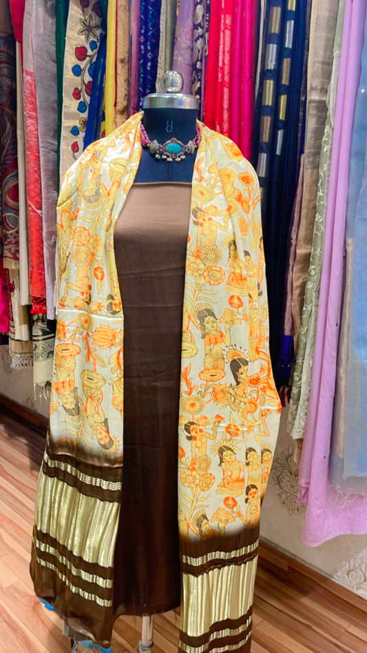 Ajarakh kalamkari dupatta