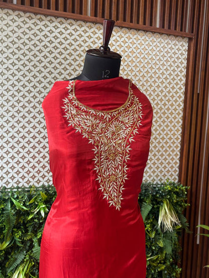 ❤ Laalima – Zardozi Crepe Silk Kurti