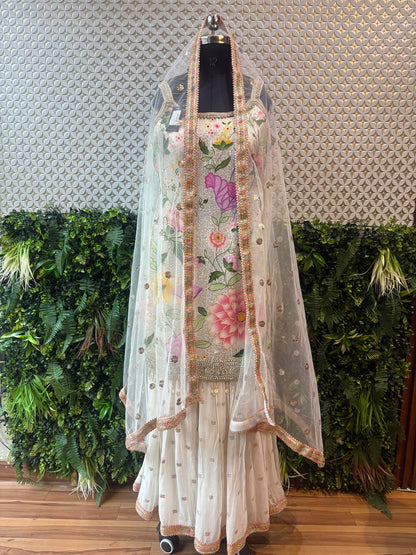 Phoolkari Rooh – Floral Embroidered Silk Suit Set