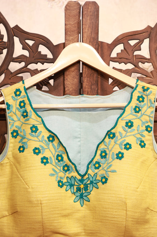 Meher Floral Scallop Blouse