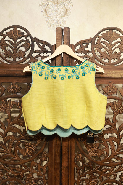 Meher Floral Scallop Blouse
