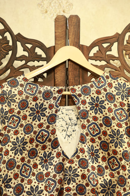 Noor Ajrak Mirror Blouse
