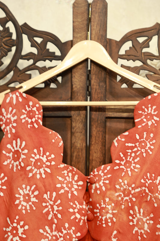 SuryaRang Block Print Blouse