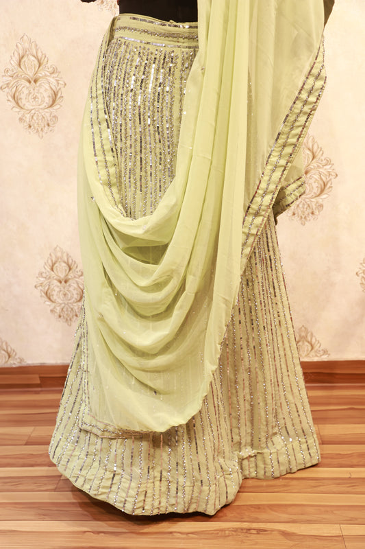 Embroidered Party Lehenga Set