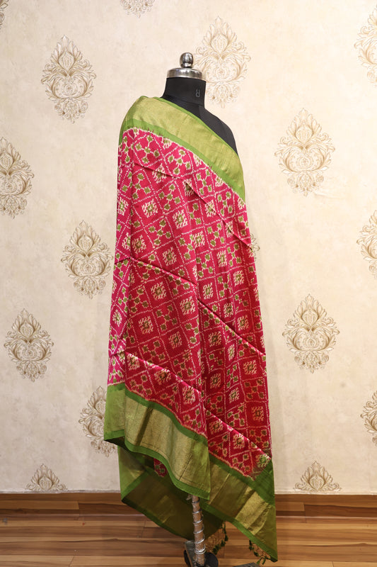 Karvi Ikkat South Silk Dupatta