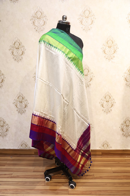 Vrinda Dual-Tone South Silk Dupatta