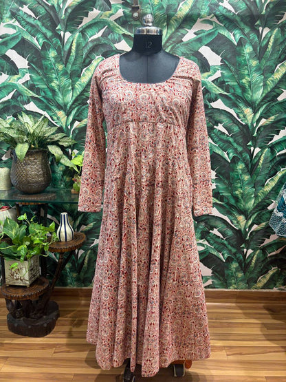 Gulbadan – Printed Cotton Anarkali Gown