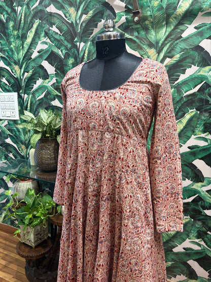 Gulbadan – Printed Cotton Anarkali Gown