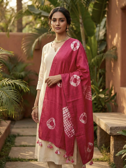 Mashro Shibori Handcrafted Stole