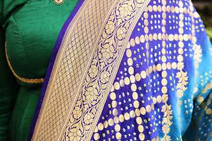 💙✨ Neem Jaal Zari Bandhani Dupatta&nbsp; ✨💙