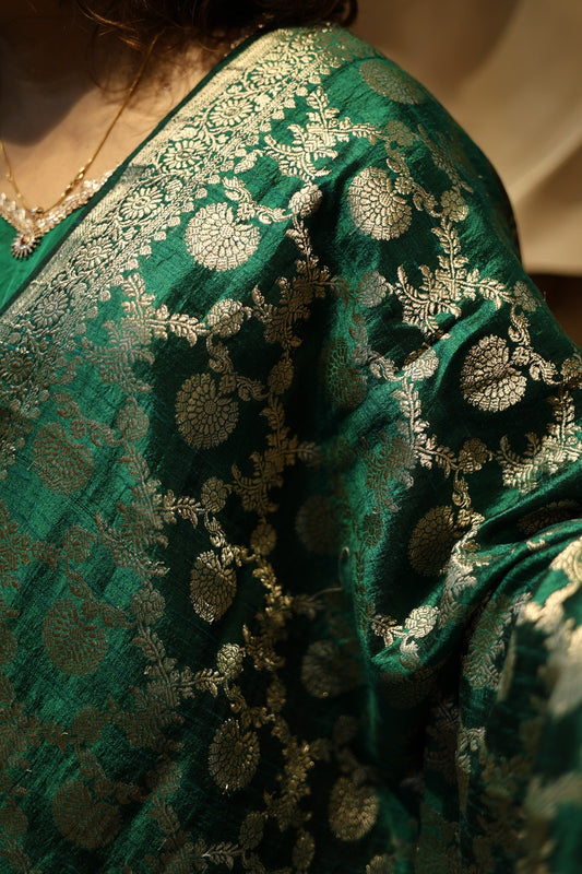 💚✨ Neem Jaal Zari Bandhani Dupatta ✨💚
