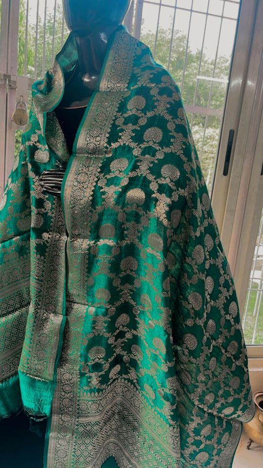 Every green banarasi dupatta