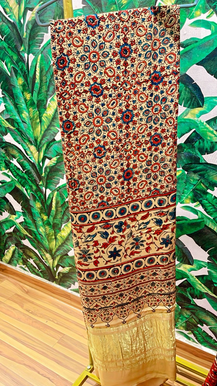 ajarak dupatta modal silk