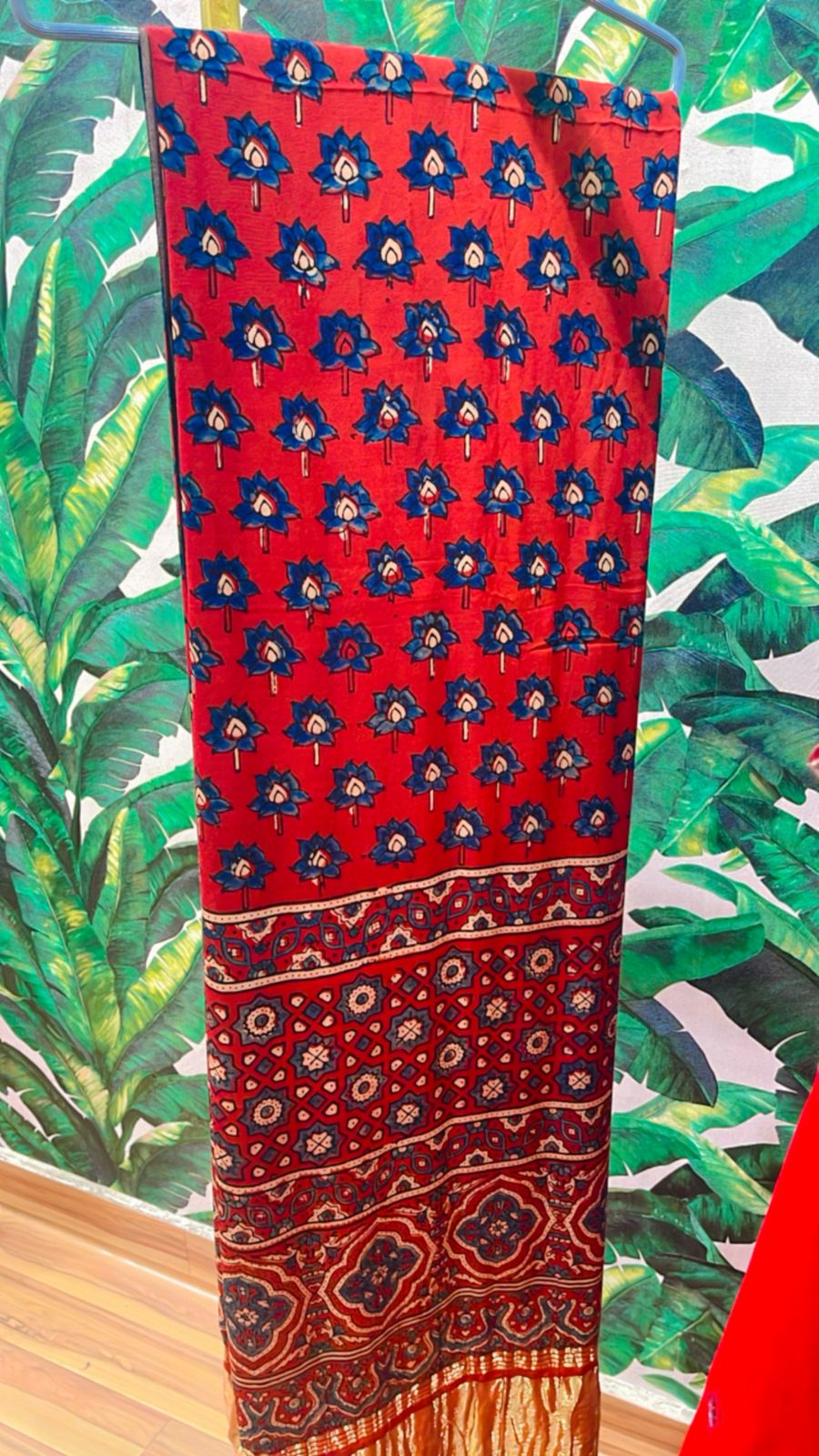 ajarak dupatta modal silk