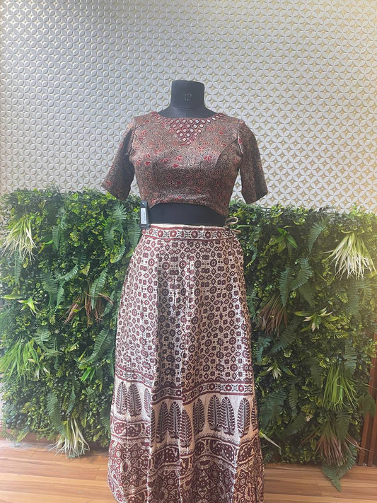 Tehzeeb Ajrakh Mirror Co-Ord Set