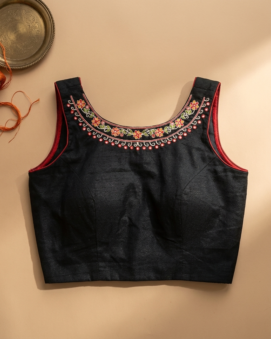 Phool Embroidered Blouse