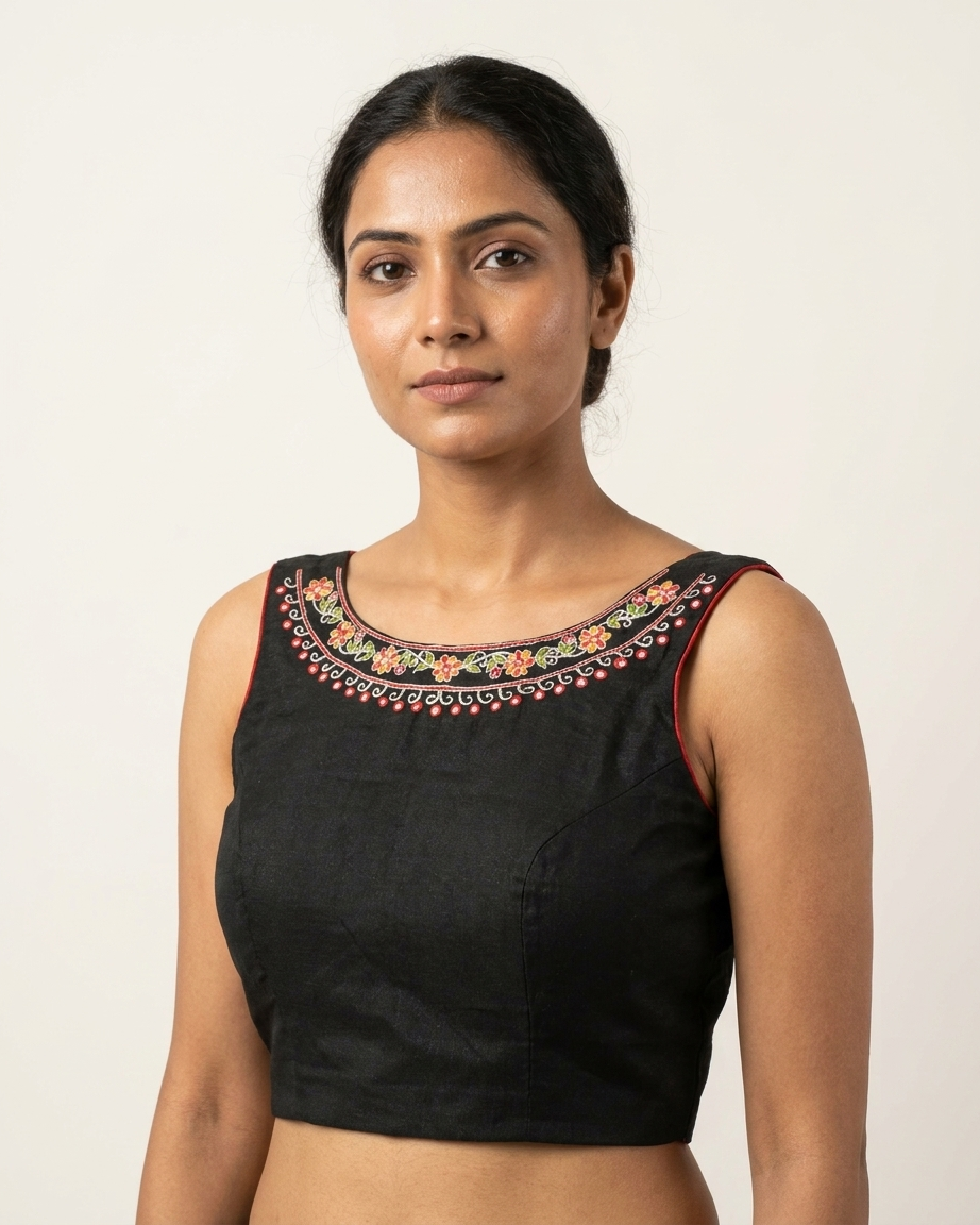Phool Embroidered Blouse