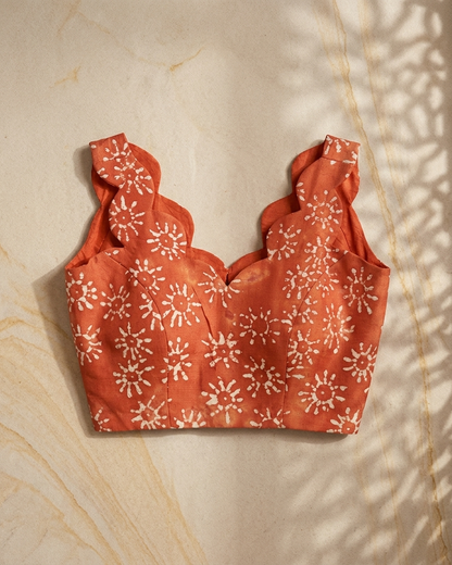 SuryaRang Block Print Blouse