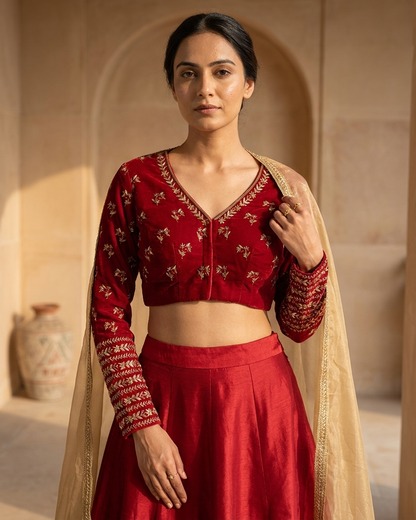 Zari Embroidered Blouse
