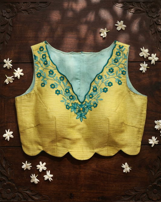 Meher Floral Scallop Blouse