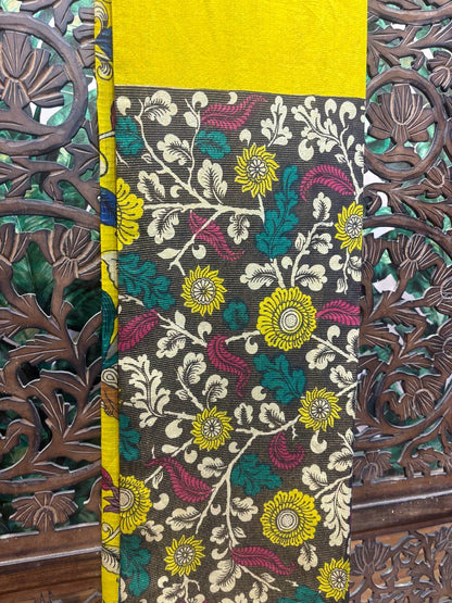 Rosaya 'Chitrakala' Kalamkari Print Banglori Silk Saree
